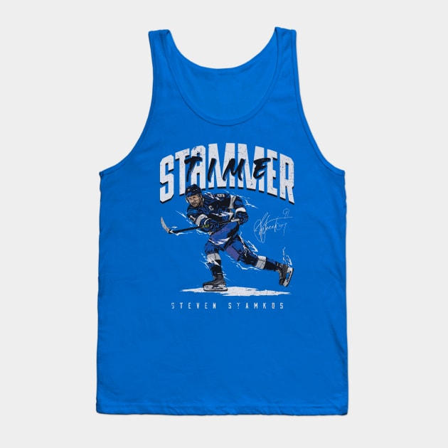 Steven Stamkos Tampa Bay Stammer Time Tank Top by artbygonzalez